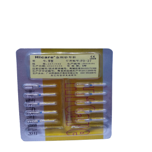 Image for Flame Concical End Fine Daimond Bur Hi Care (Blister Pack)